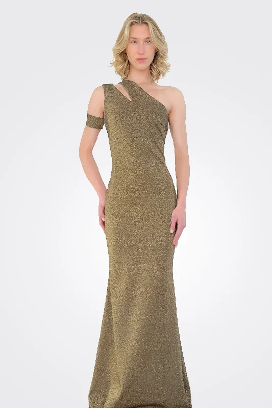 Clothes Woman Letya Long Gown - Olive
