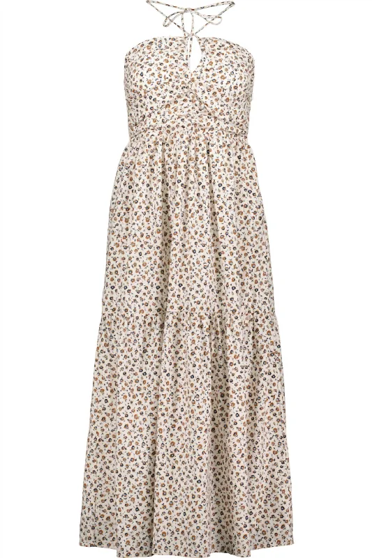Women's Work Apparel Aeries Halter Dress In Sardinia
