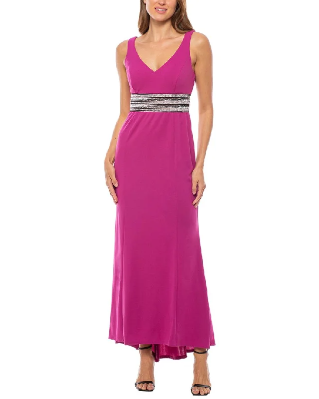 Women's Professional Outfit MARINA V-Neck Gown