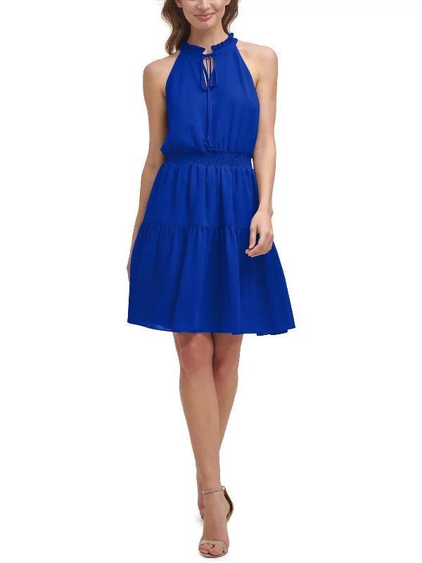 Women's Clothing Sets Womens Scuba Mini Halter Dress