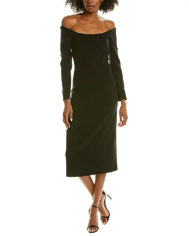 Women's Clothing For Work Carolina Herrera Off-the-Shoulder Dress
