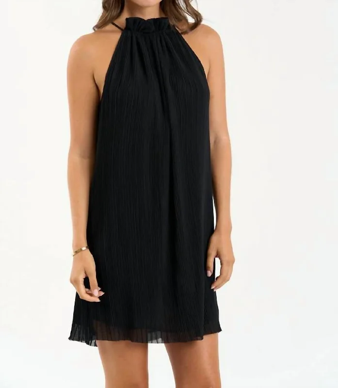 Women's Casual and Dressy Outfits Presley Halter Dress In Black
