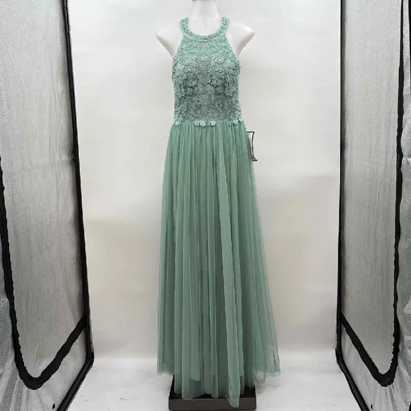 Women's Evening Attire Speechless Women's Size 7 Green Beaded Gown/Evening Wear