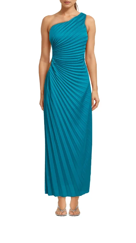 Women's Comfortable Garments Solie Gown In Teal - Medium