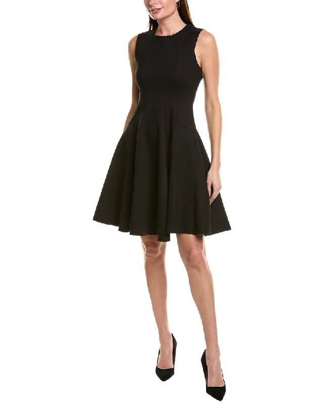 Women's Formal Event Attire Gracia Seamed A-Line Dress