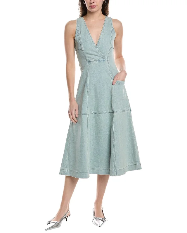 Modern Women's Clothes Proenza Schouler White Label Arlet Denim A-Line Dress