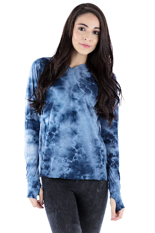 Sustainable Women's Clothing Dolman Hoodie Crystal