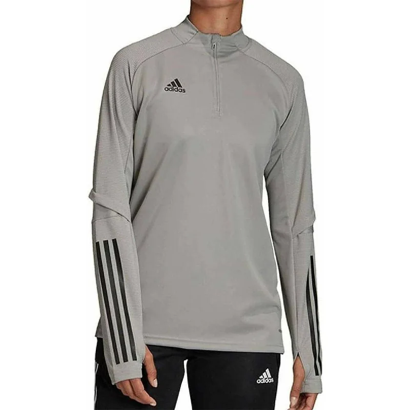 Chic Clothes For Women adidas Condivo 20 Half Zip Long Sleeve Womens Training Top - Grey