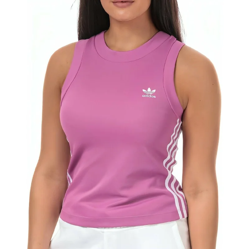 Women's Plus-Size Apparel adidas Originals Womens Vest Tank Top - Pink