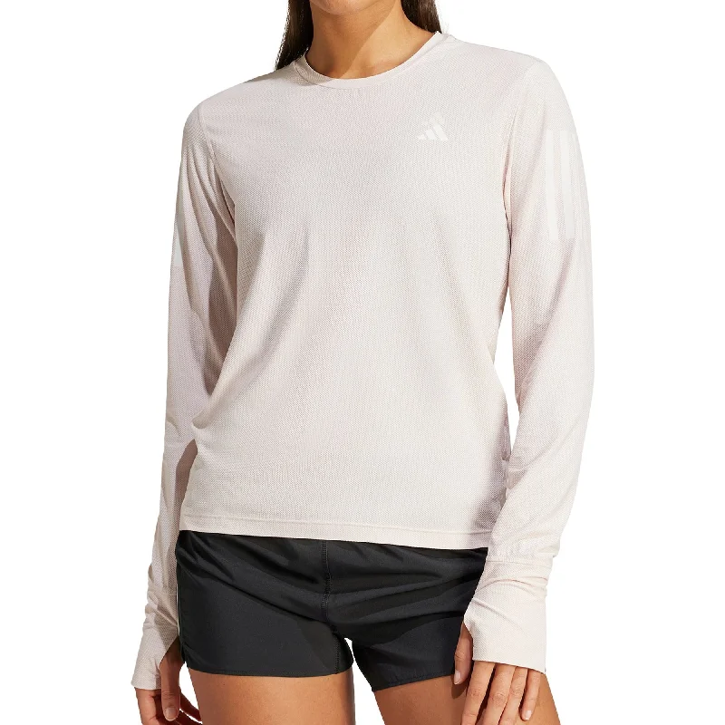 Affordable Trendy Clothes For Women adidas Own The Run Long Sleeve Womens Running Top - Pink