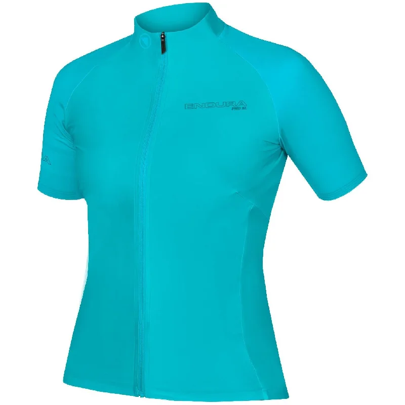 Women's Athleisure Apparel Endura Pro SL II Short Sleeve Womens Cycling Jersey - Blue