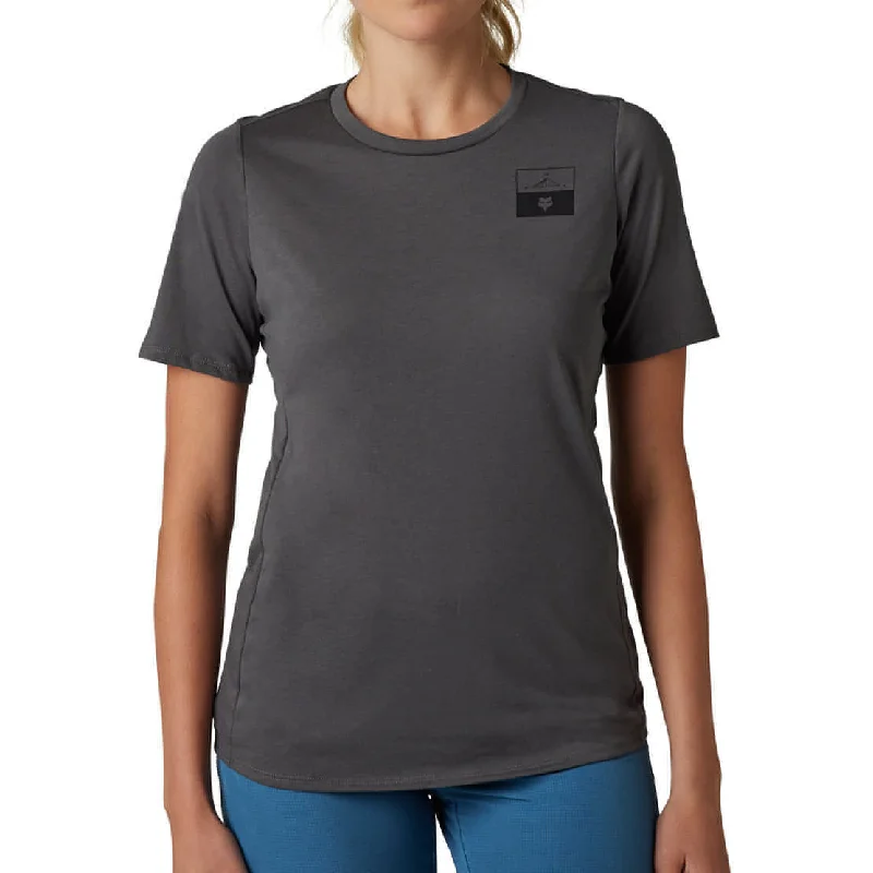 Women's Fashionable Attire For Work Fox Ranger DriRelease Fract Short Sleeve Womens Cycling Jersey - Grey Women's Fashionable Attire For Work Fox Ranger DriRelease Fract Short Sleeve Womens Cycling Jersey - Grey