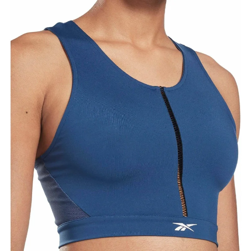 Women's Seasonal Attire Reebok Lux Perform Womens Training Crop Top - Blue