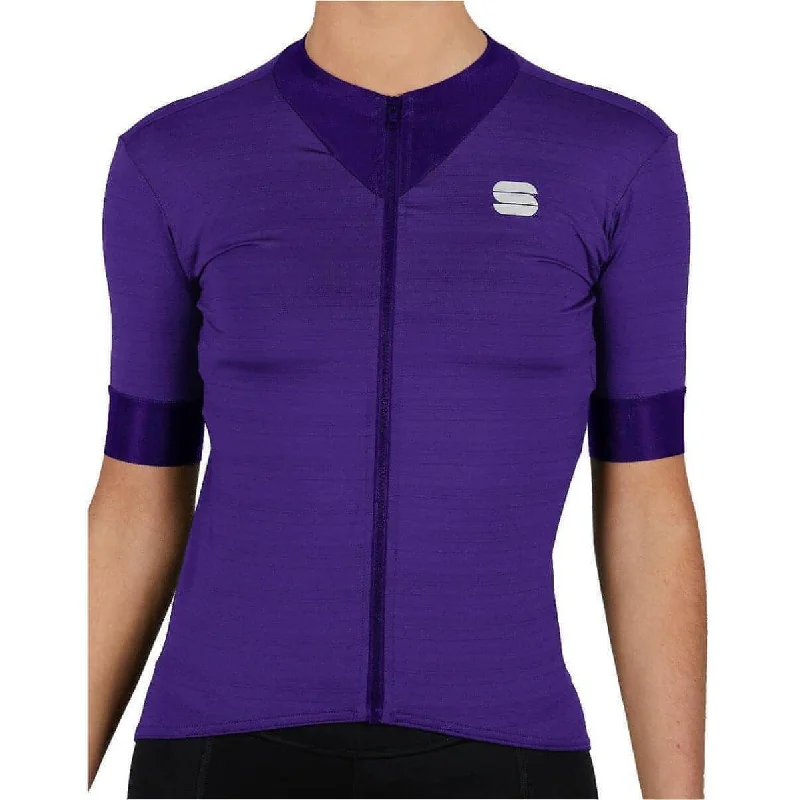 Women's Clothes And Apparel Sportful Kelly Short Sleeve Womens Cycling Jersey - Purple