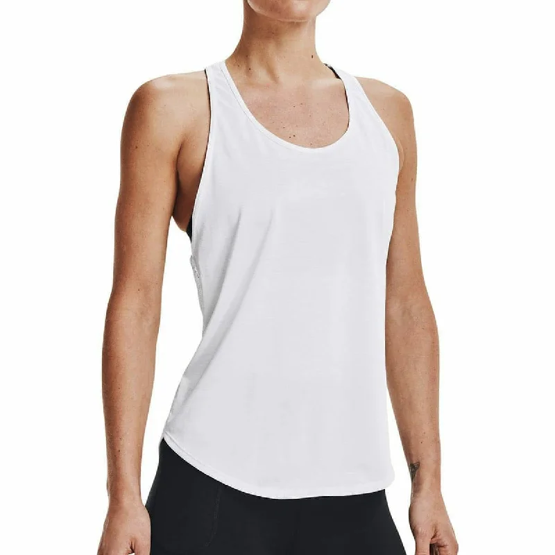 Women's Fashionable Attire For Work Under Armour Tech Vent Womens Training Vest Tank Top - White