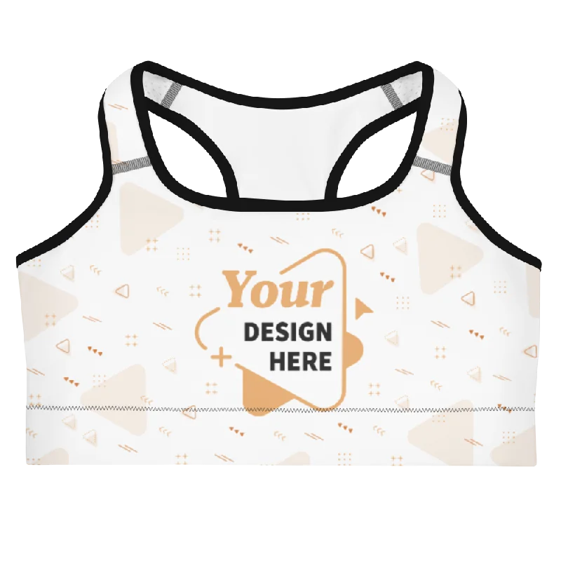 Women's Vintage Attire All-Over Print Sports Bra