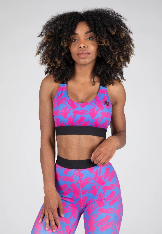 Stylish Outerwear Clothes For Women Colby Sports Bra - Blue/Pink