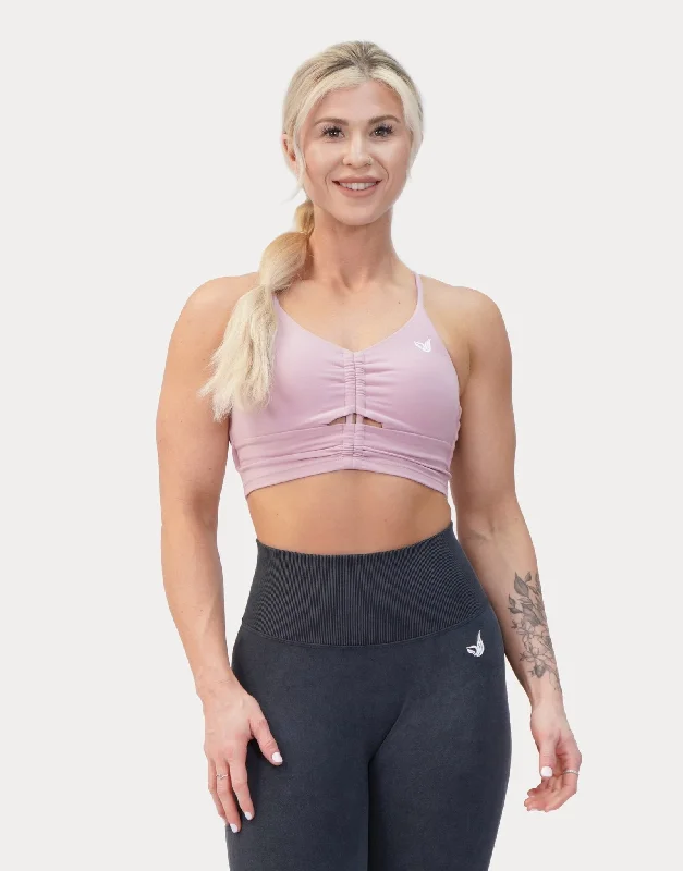 Women's Trendy Attire DW Ruched Sports Bra