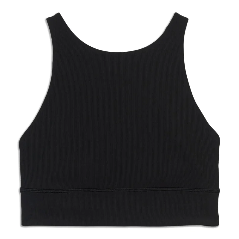 Women's Festive Attire lululemon Energy High-Neck Longline Ribbed Bra - Resale