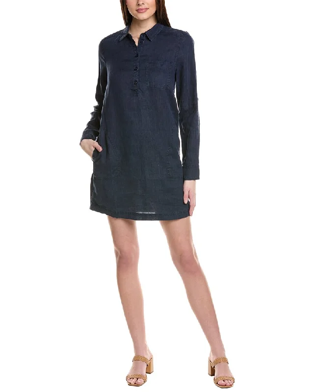 Women's Resort Attire Michael Stars Eleanor Utility Linen Shirtdress