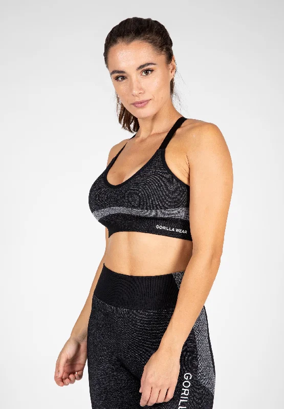 Women's Clothes For Special Occasions Selah Seamless Sports Bra - Black