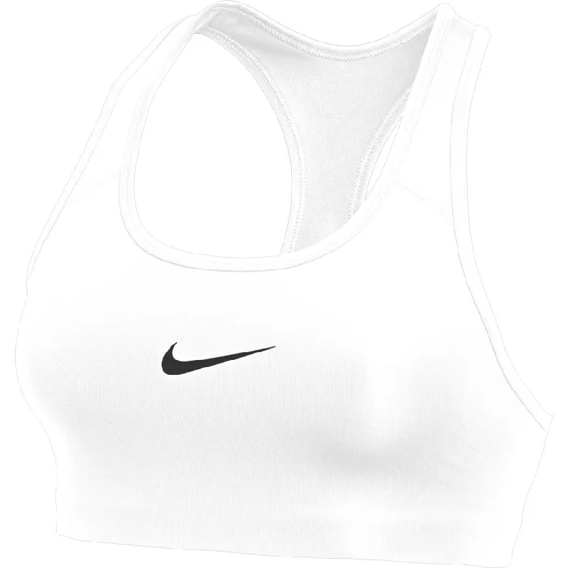 Women's Stylish Vacation Attire Swoosh Bra 2.0 [White]