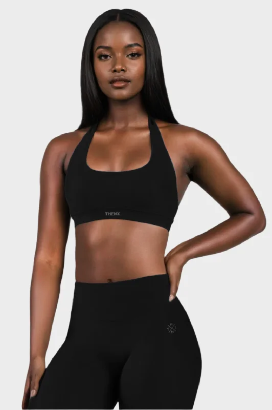 Women's Activewear Attire Thenx Sports Bra IV - Black