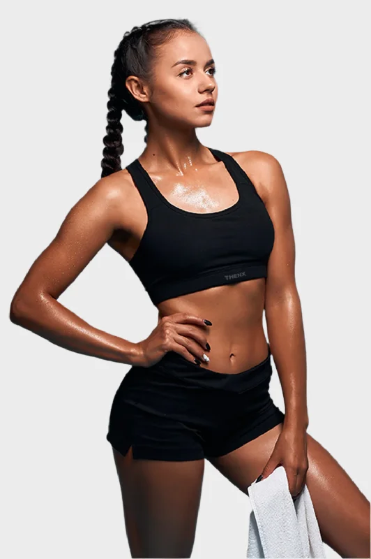 Casual Attire For Women Thenx Sports Bra I - Black