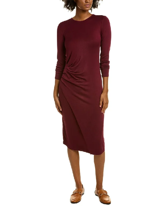 Women's Casual Wear Clothes Vince Gathered Midi Dress