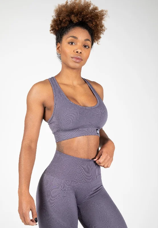 Timeless Women's Clothing Yava Seamless Sports Bra - Gray