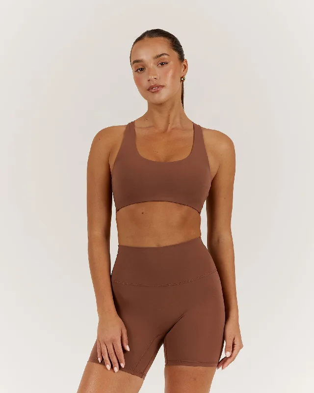 Women's Chic Outerwear Garments LUXE TESSA BRA - TOFFEE