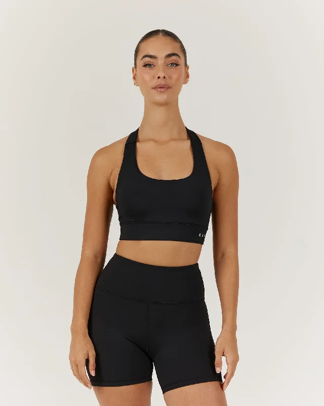 Women's Vacation Clothes STRUCTURE III SPORTS BRA - BLACK