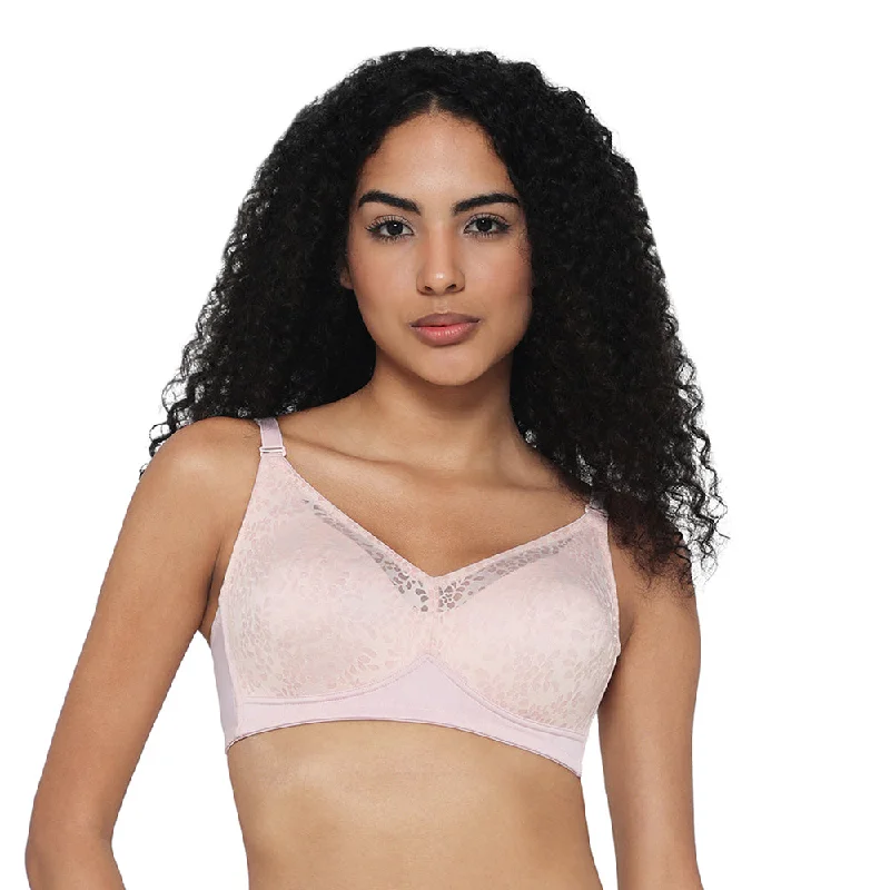 Women's Athletic Garments Curvy Confidence Non-Padded Non-Wired Full Cup Plus Size Minimizer Bra - Beige Women's Athletic Garments Curvy Confidence Non-Padded Non-Wired Full Cup Plus Size Minimizer Bra - Beige