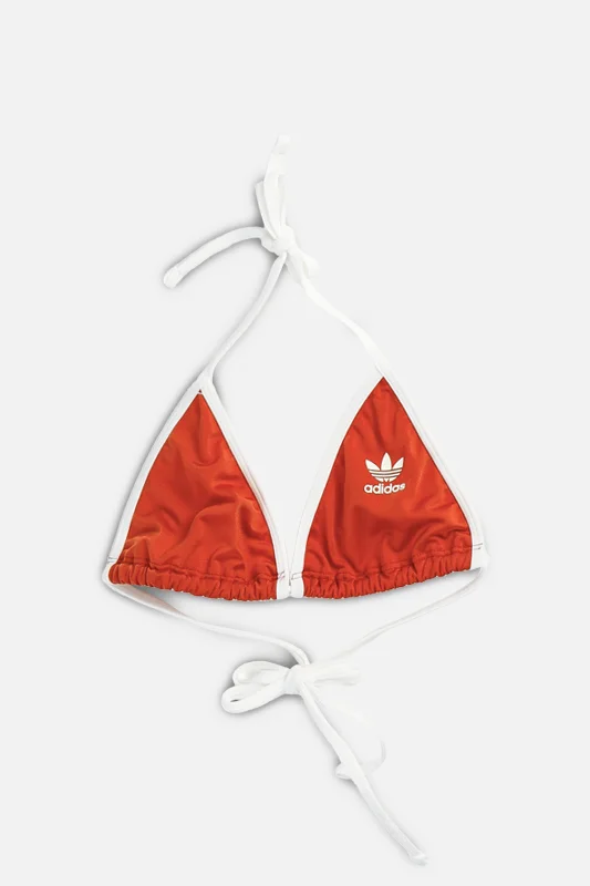 Women's Trendy Casual Outfit Rework Adidas Triangle Top - M